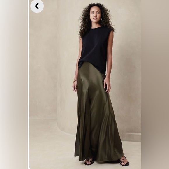 long (maxi) suede skirt from Germany. Size 42 (8/10) - Picture 1 of 5